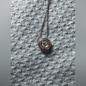 Roberto Coin Silver Circle Pendant Necklace